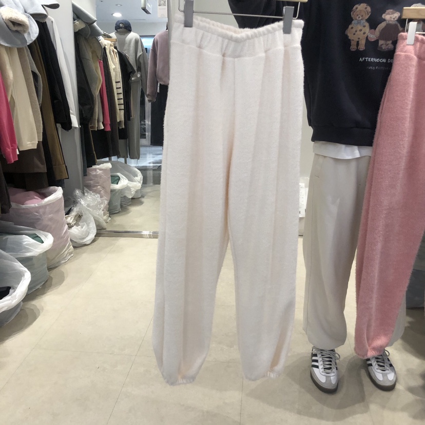 FAR直郵韓國代購女裝新款熱賣推薦休閑24秋冬休閑褲加絨柔軟X-MOOD休閑褲