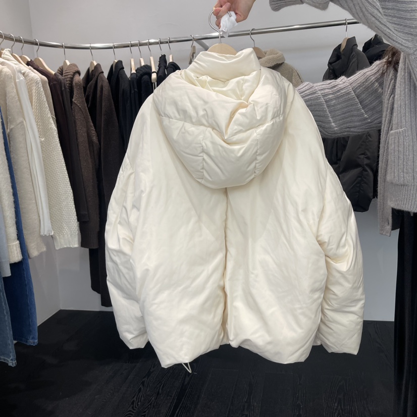 TAFFETA直郵韓國代購女裝新款職業時尚24秋冬短款羽絨服填充鴨絨TAFFETA短款羽絨服