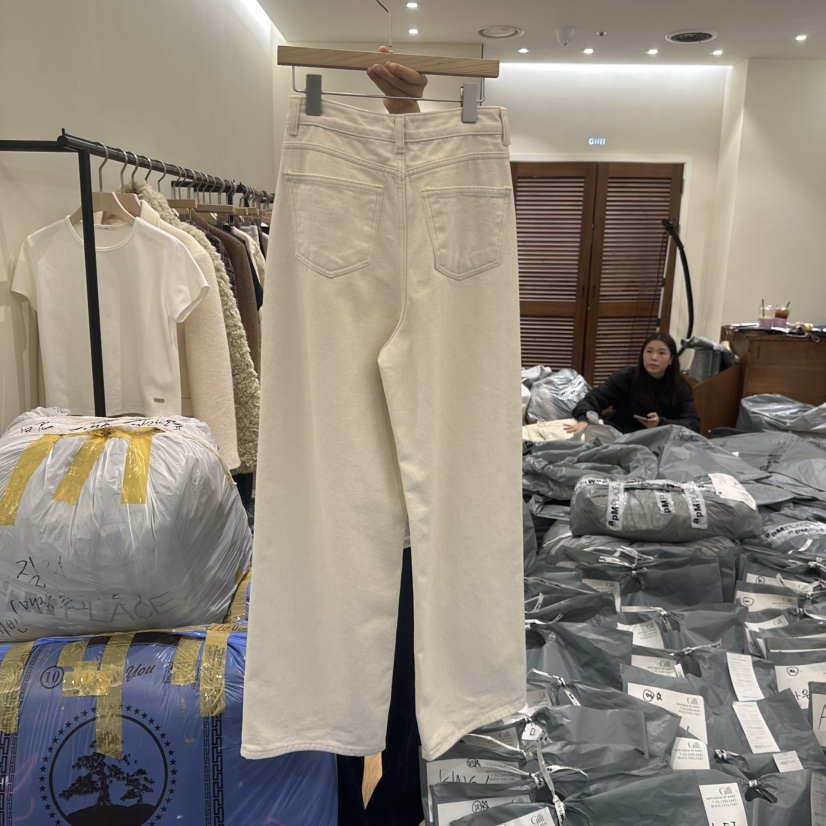 GILLI韓國直郵東大門代購女裝新款24秋冬時尚職業真品休閑褲GILLI休閑褲