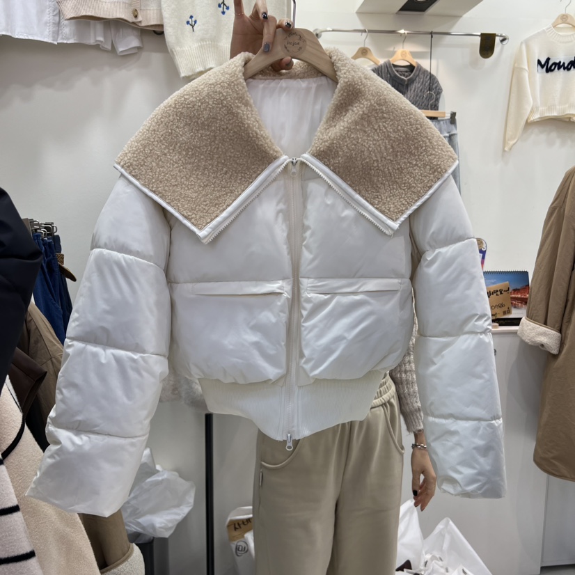 MID-LEVEL JUMP韓國直郵東大門代購女裝新品真品短款棉服MID-LEVEL JUMP短款棉服圖色2