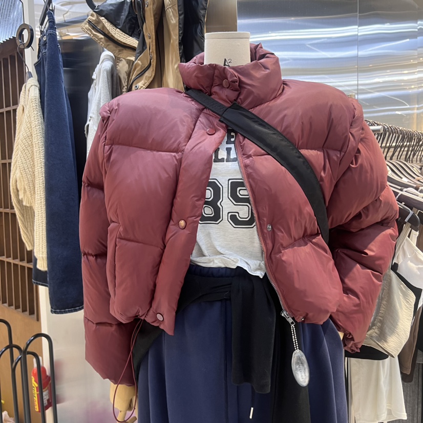 A2/D2韓國直郵女裝新品24秋冬推薦短款羽絨服可拆卸鴨絨A2/D2短款羽絨服圖色1