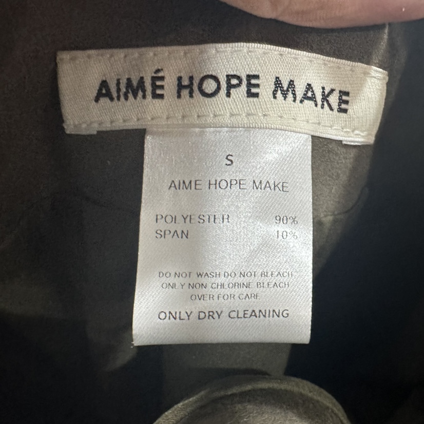 AIME HOPE MAKE韓國直郵東大門實拍女裝新款24秋冬長裙含腰繩AIME HOPE MAKE長裙