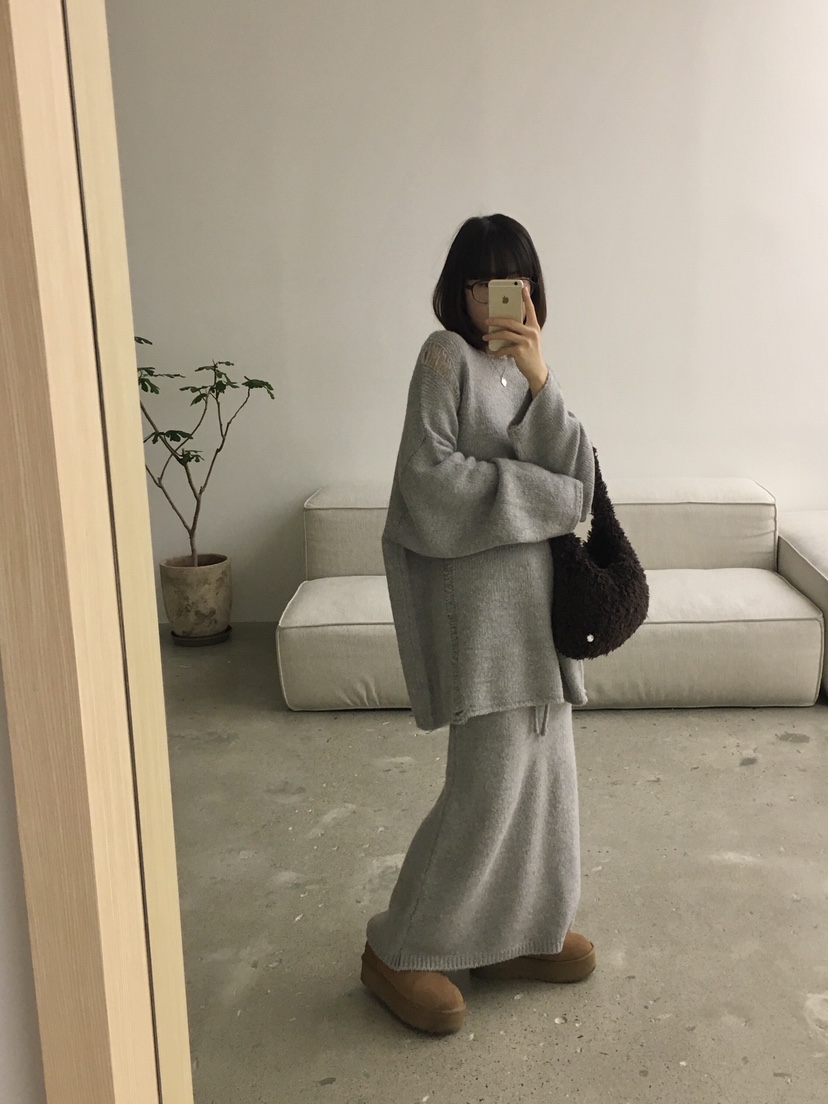 SOAPYROOM東大門代購女士新款休閑時尚24秋夏人氣推薦長裙SOAPYROOM長裙