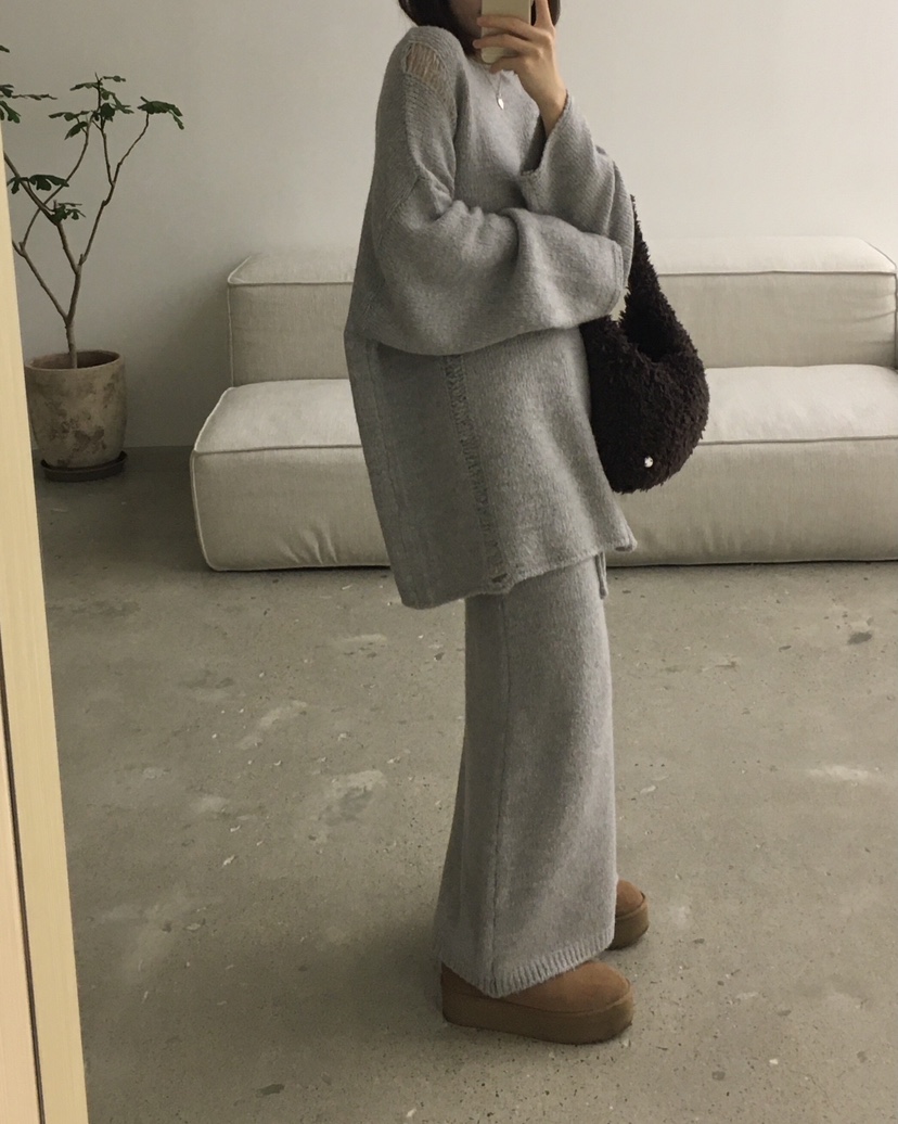 SOAPYROOM東大門代購女士新款休閑時尚24秋夏人氣推薦長裙SOAPYROOM長裙