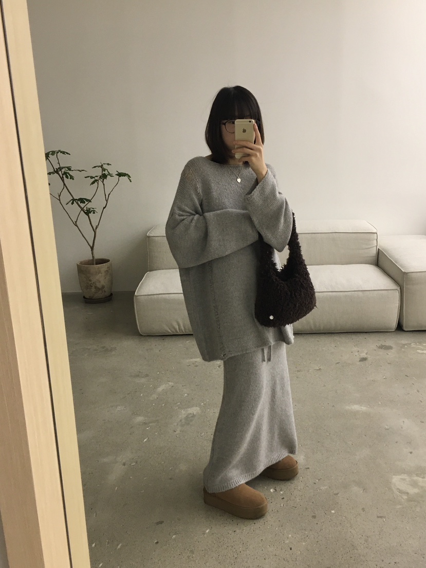 SOAPYROOM東大門代購女士新款休閑時尚24秋夏人氣推薦長裙SOAPYROOM長裙