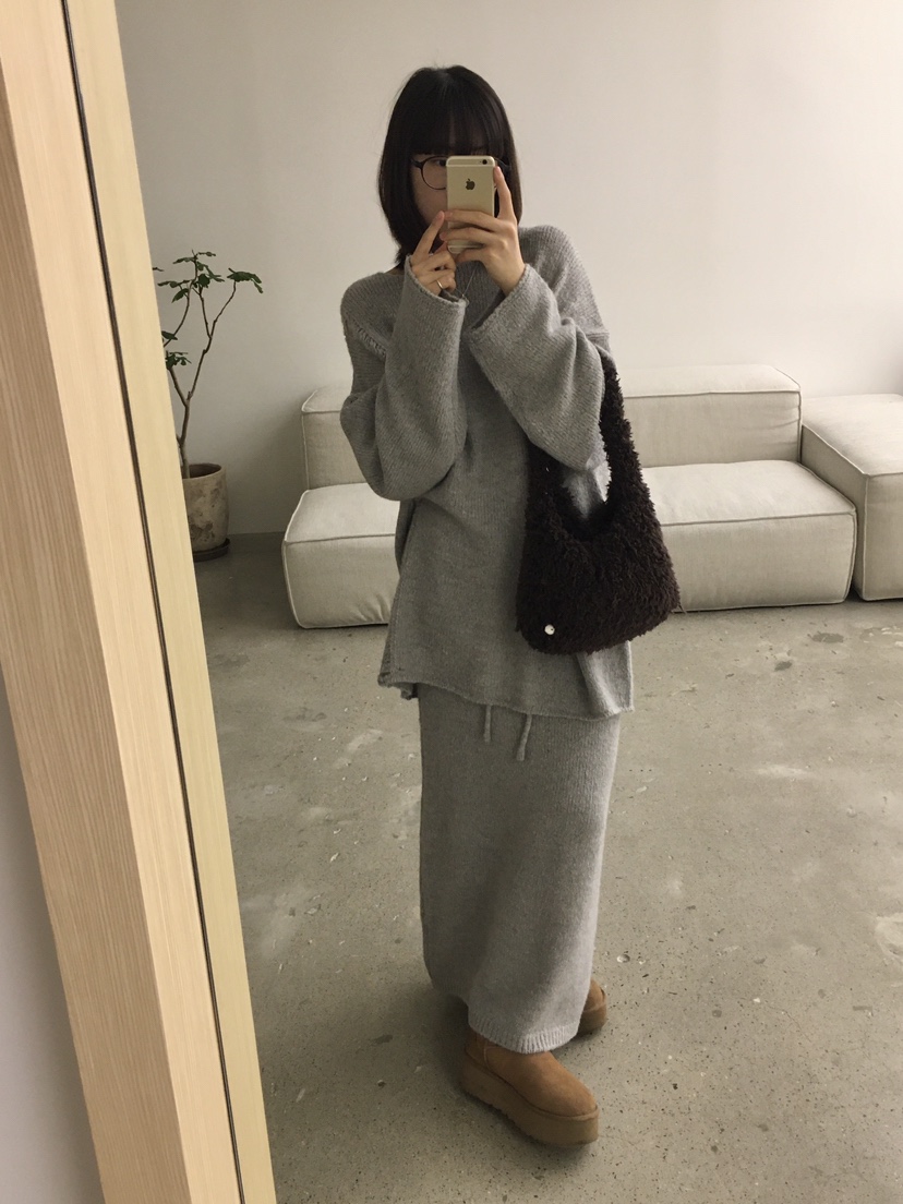 SOAPYROOM東大門代購女士新款休閑時尚24秋夏人氣推薦長裙SOAPYROOM長裙