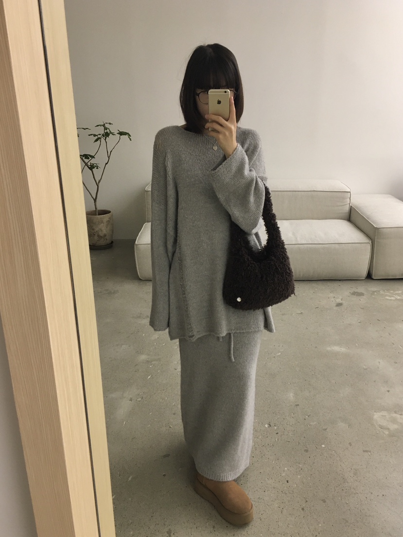 SOAPYROOM東大門代購女士新款休閑時尚24秋夏人氣推薦長裙SOAPYROOM長裙