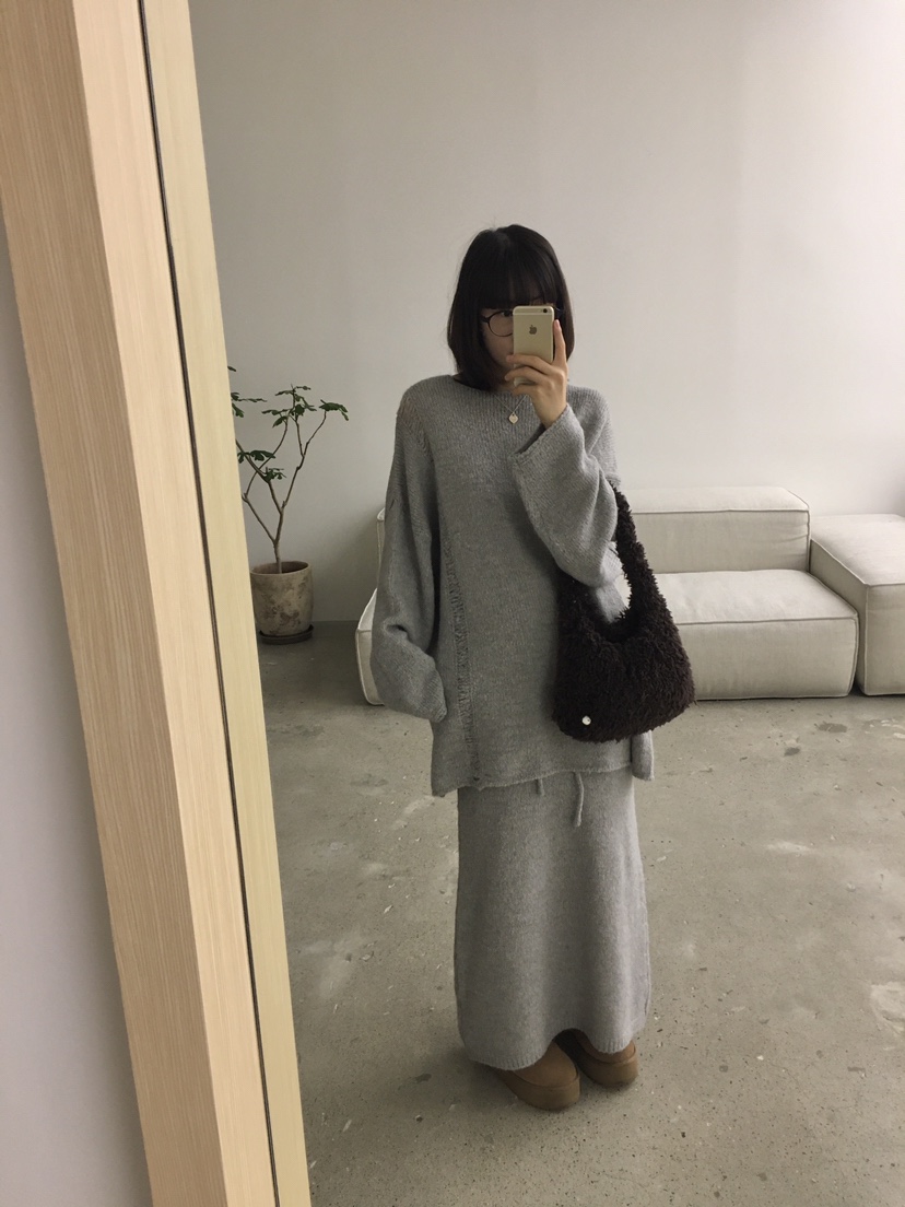 SOAPYROOM東大門代購女士新款休閑時尚24秋夏人氣推薦長裙SOAPYROOM長裙