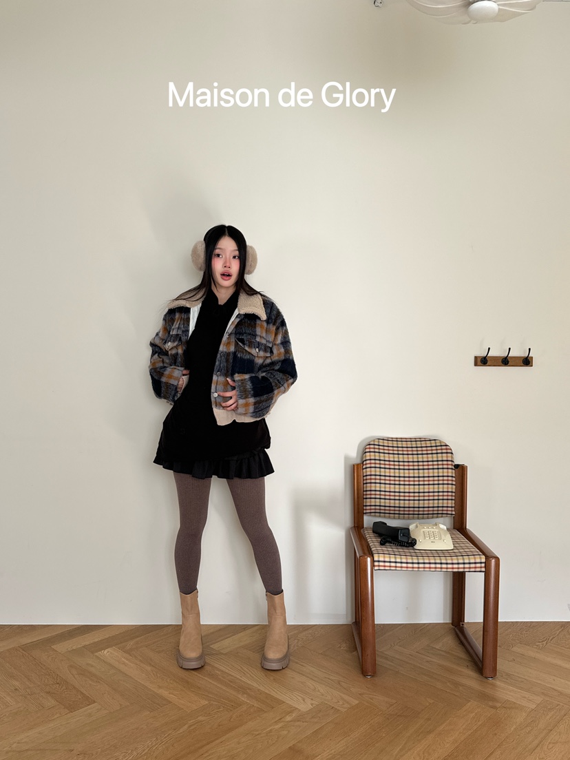 MAISON DE GLORY韓國直郵東大門代購女裝新款時尚人氣夾克MAISON DE GLORY夾克