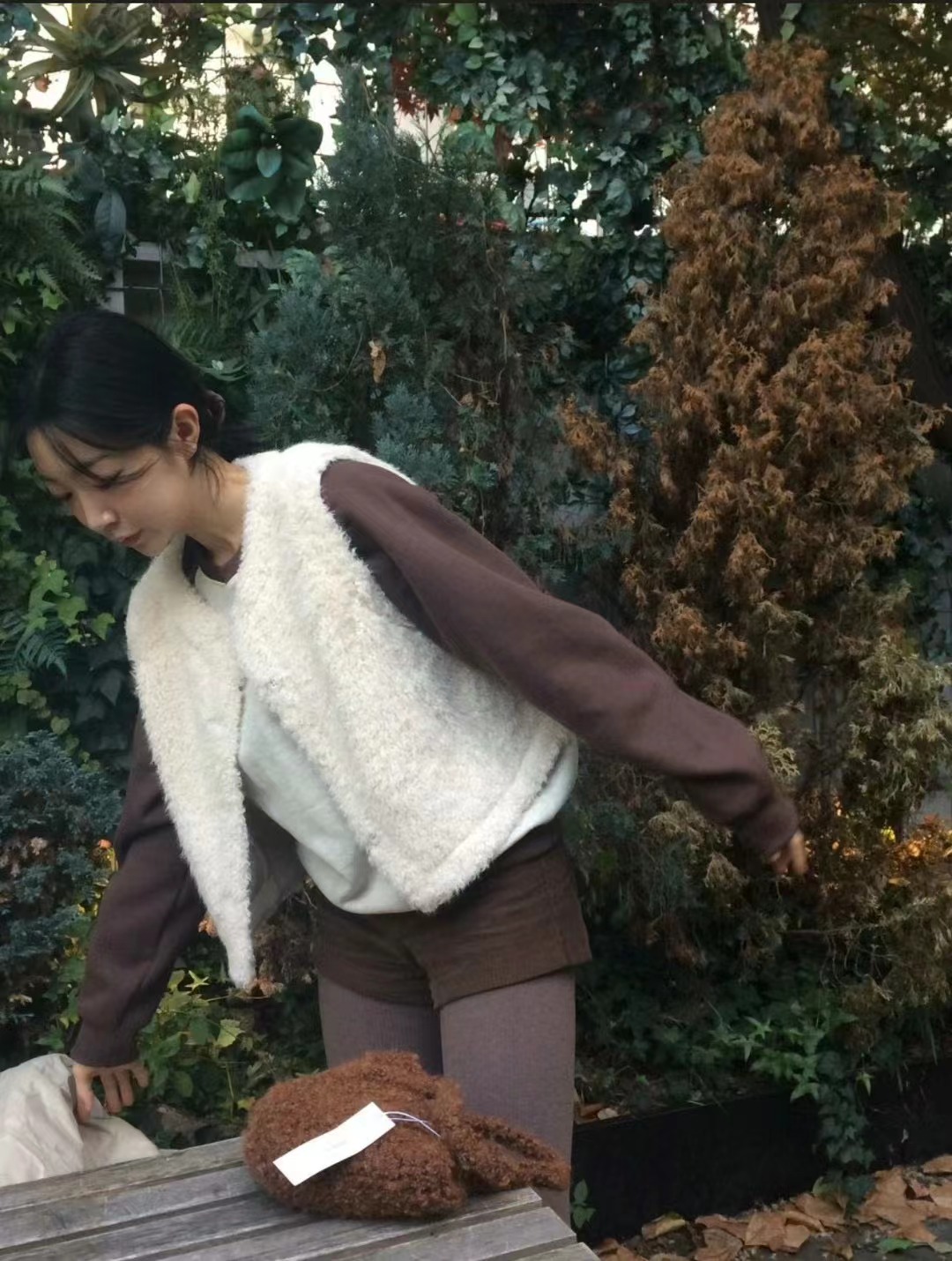 OUIR直郵韓國代購女裝新款休閑熱賣真品職業推薦人氣時尚馬甲OUIR馬甲