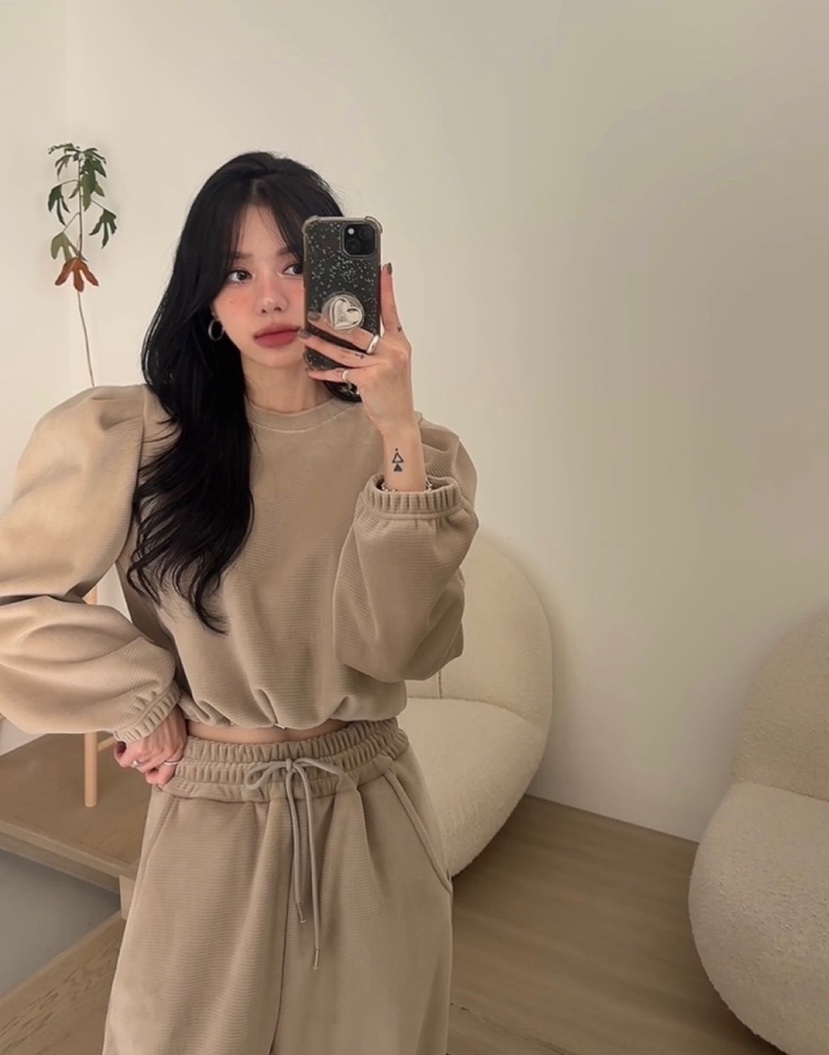 AMUSE SEOUL韓國直郵東大門實拍女裝新款職業真品休閑衛衣AMUSE SEOUL衛衣