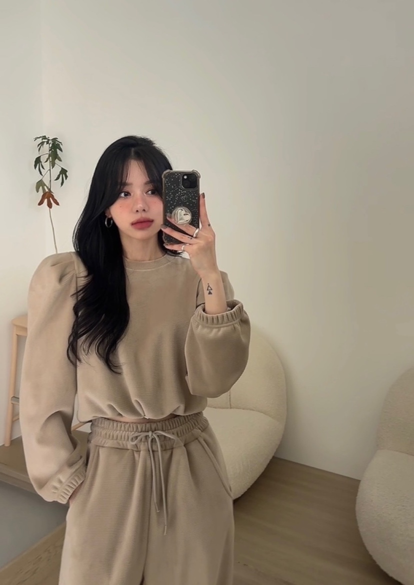 AMUSE SEOUL韓國直郵東大門實拍女裝新款職業真品休閑衛衣AMUSE SEOUL衛衣