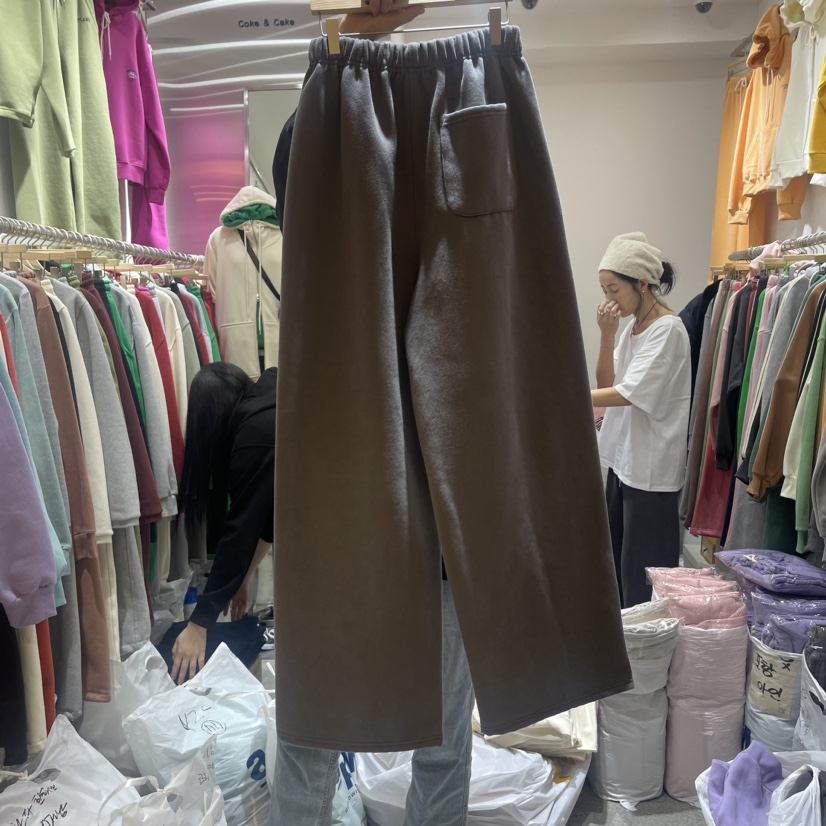 COKE CAKE東大門代購女士新款職業真品休閑人氣休閑褲加絨CHAE休閑褲
