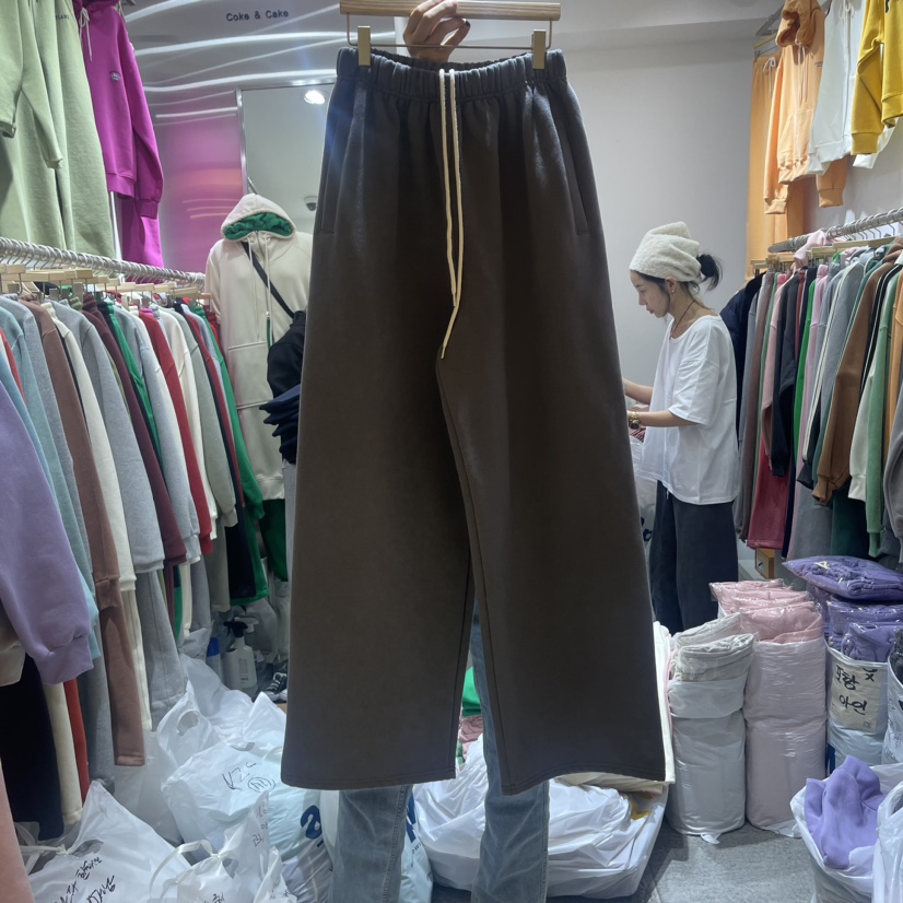 COKE CAKE東大門代購女士新款職業真品休閑人氣休閑褲加絨CHAE休閑褲
