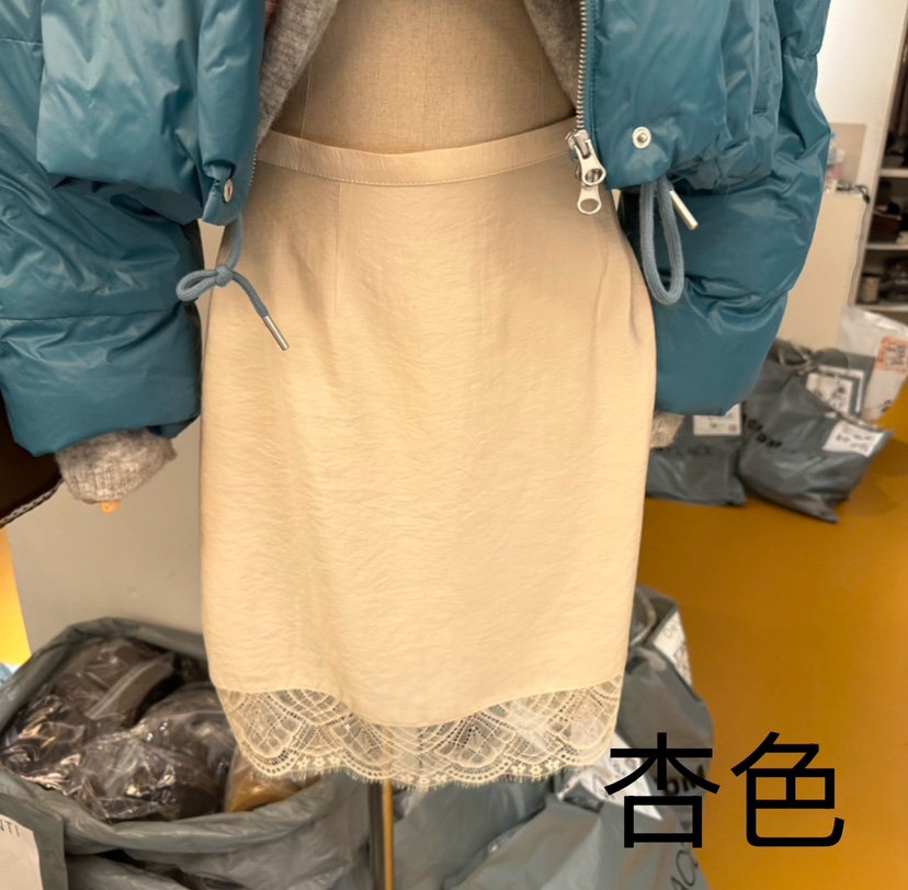 De VENTI東大門實拍女裝新品熱賣時尚休閑人氣推薦短裙蕾絲DE VENTI短裙圖色1