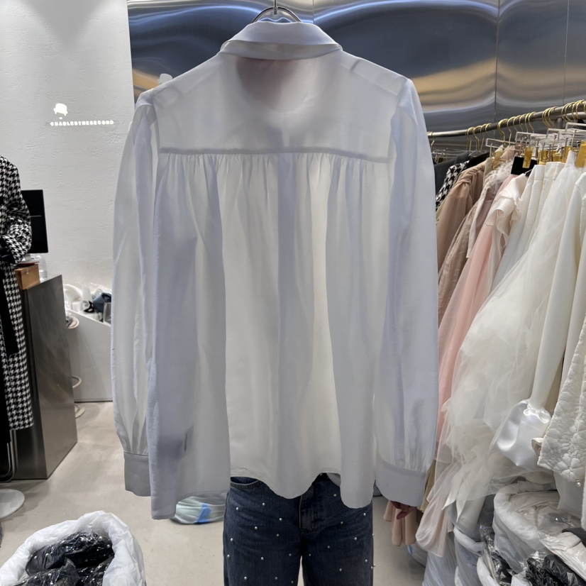 CHARLES THE SECOND/CHEAP-CHIC韓國直郵女士新品人氣襯衫蕾絲衫可拆卸CHARLES THE SECOND/CHEAP-CHIC襯衫/蕾絲衫