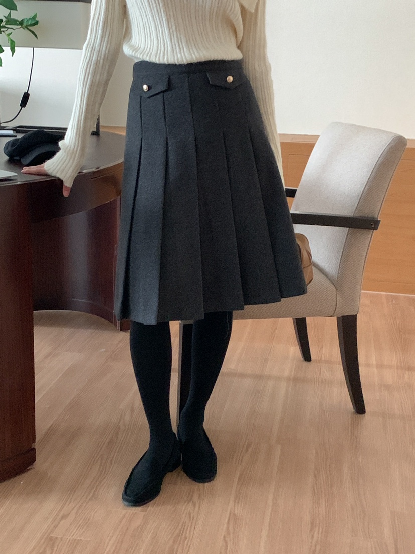 FRILL-T東大門代購女裝新款真品職業熱賣人氣半身裙中短裙FRILL-T半身裙/中短裙