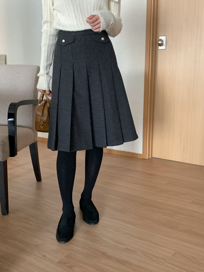 FRILL-T東大門代購女裝新款真品職業熱賣人氣半身裙中短裙FRILL-T半身裙/中短裙