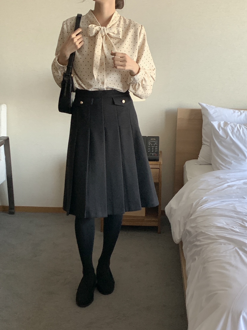 FRILL-T東大門代購女裝新款真品職業熱賣人氣半身裙中短裙FRILL-T半身裙/中短裙