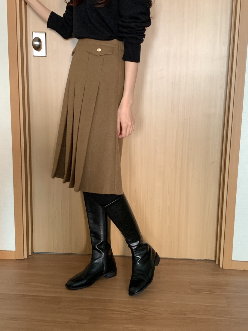 FRILL-T東大門代購女裝新款真品職業熱賣人氣半身裙中短裙FRILL-T半身裙/中短裙