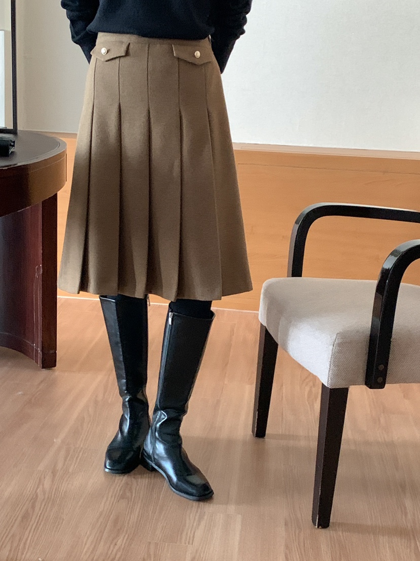 FRILL-T東大門代購女裝新款真品職業熱賣人氣半身裙中短裙FRILL-T半身裙/中短裙