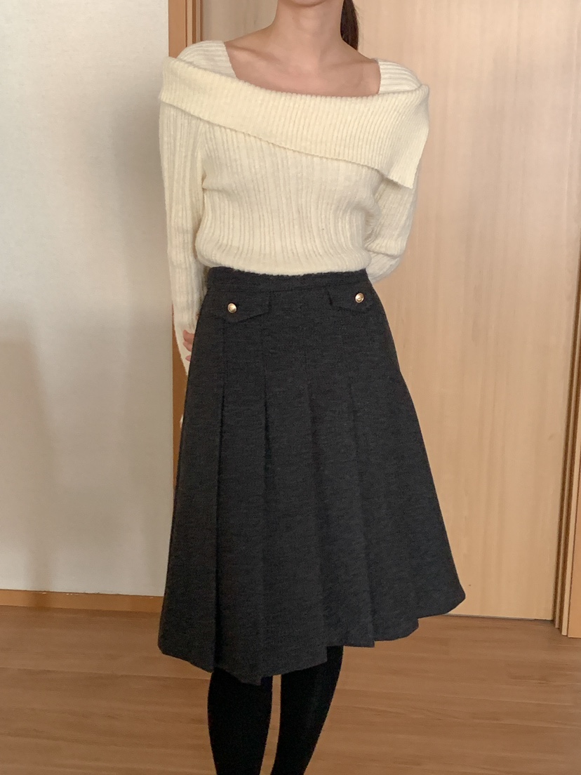 FRILL-T東大門代購女裝新款真品職業熱賣人氣半身裙中短裙FRILL-T半身裙/中短裙