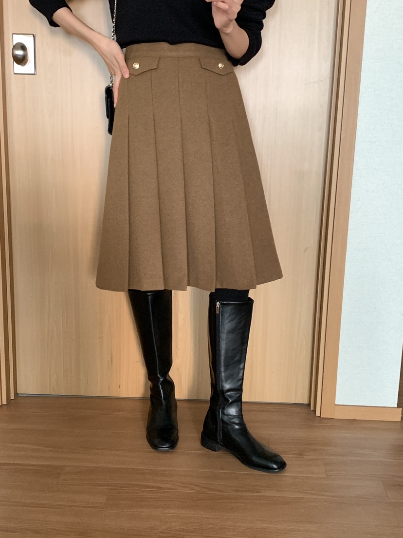 FRILL-T東大門代購女裝新款真品職業熱賣人氣半身裙中短裙FRILL-T半身裙/中短裙圖色2