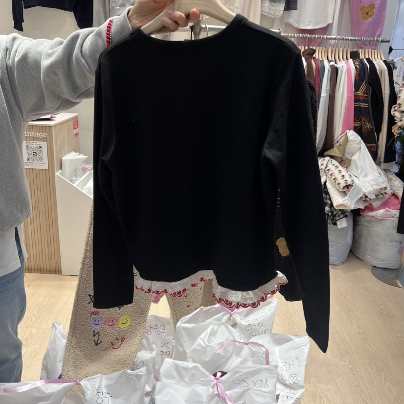 UNDERSTAR_VINTAGE東大門實拍女裝新款24秋夏休閑時尚長袖T恤UNDERSTAR_VINTAGE長袖T恤