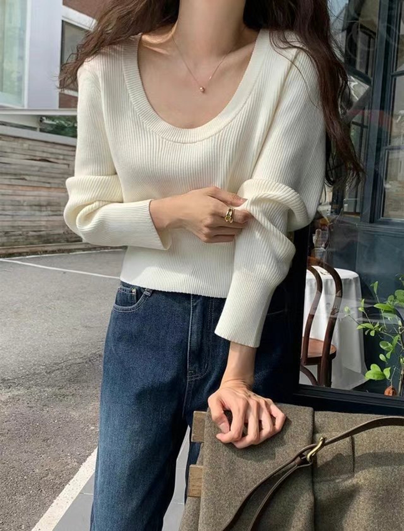 LIBERTY韓國代購女裝新款休閑推薦時尚人氣熱賣職業24秋夏針織衫LIBERTY針織衫