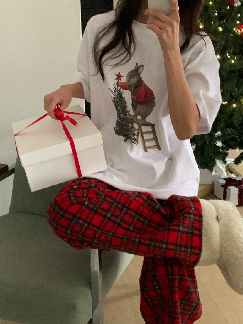 DELICIOUS韓國直郵東大門實拍女裝新款休閑職業推薦T恤兔子NOVUST恤