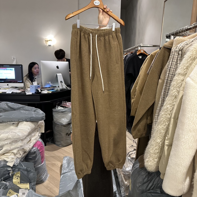 BRUSH-P韓國直郵女裝新款24秋冬推薦真品熱賣職業休閑褲羊毛BRUSH-P休閑褲圖色2