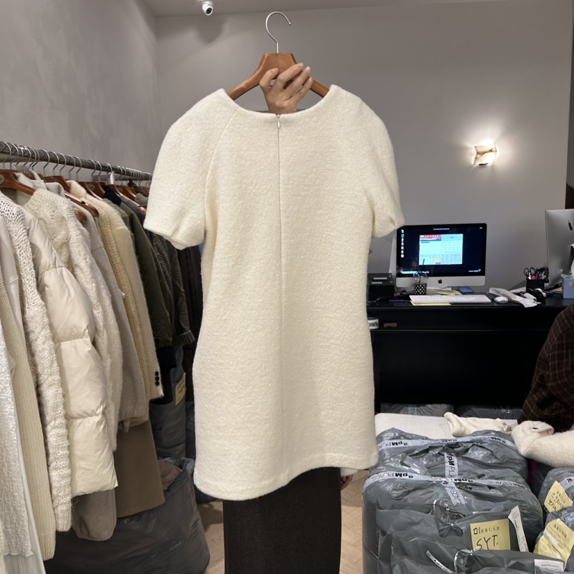 BRUSH-P韓國直郵女裝新款24秋冬時尚休閑推薦真品熱賣連衣裙BRUSH-P連衣裙