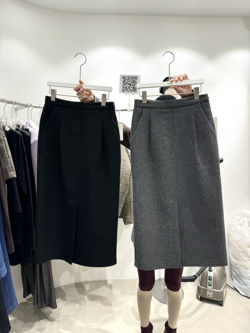 inni東大門代購女士新品推薦熱賣真品24秋夏時尚半身裙中短裙inni半身裙/中短裙