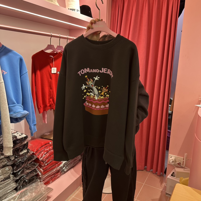 LOVE PINK東大門實拍女裝新品休閑職業24秋夏人氣衛衣加絨LOVE PINK衛衣圖色3