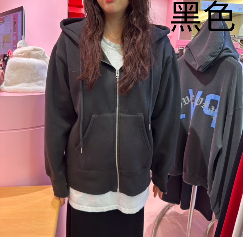 LOVE PINK東大門直郵女裝新品推薦職業時尚衛衣拉鏈加絨兔子LOVE PINK衛衣圖色2