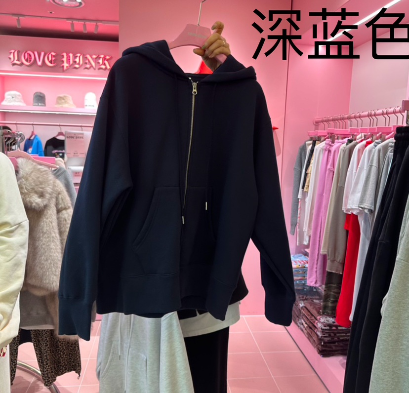LOVE PINK東大門直郵女裝新品推薦職業時尚衛衣拉鏈加絨兔子LOVE PINK衛衣圖色3