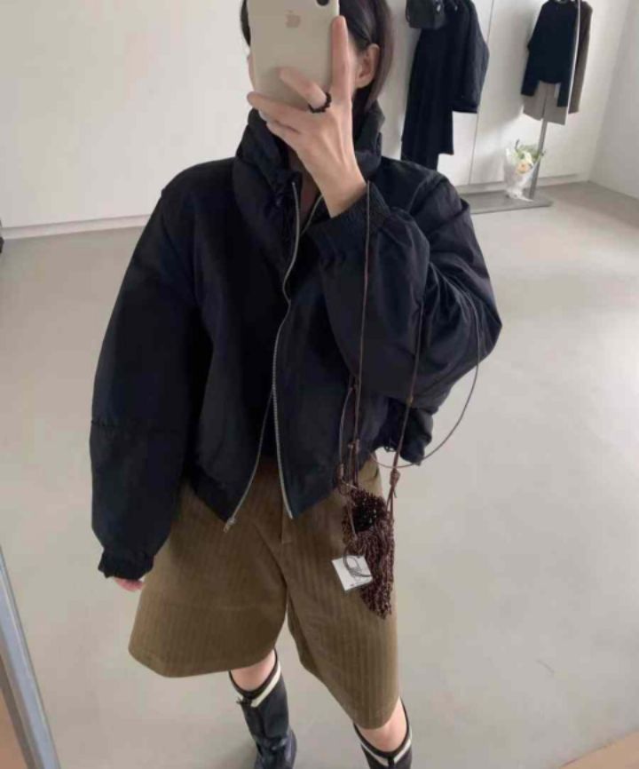 BELLINO293韓國直郵女裝新款真品時尚24秋冬短款羽絨服填充鴨絨BOBBIE DOLL短款羽絨服圖色2