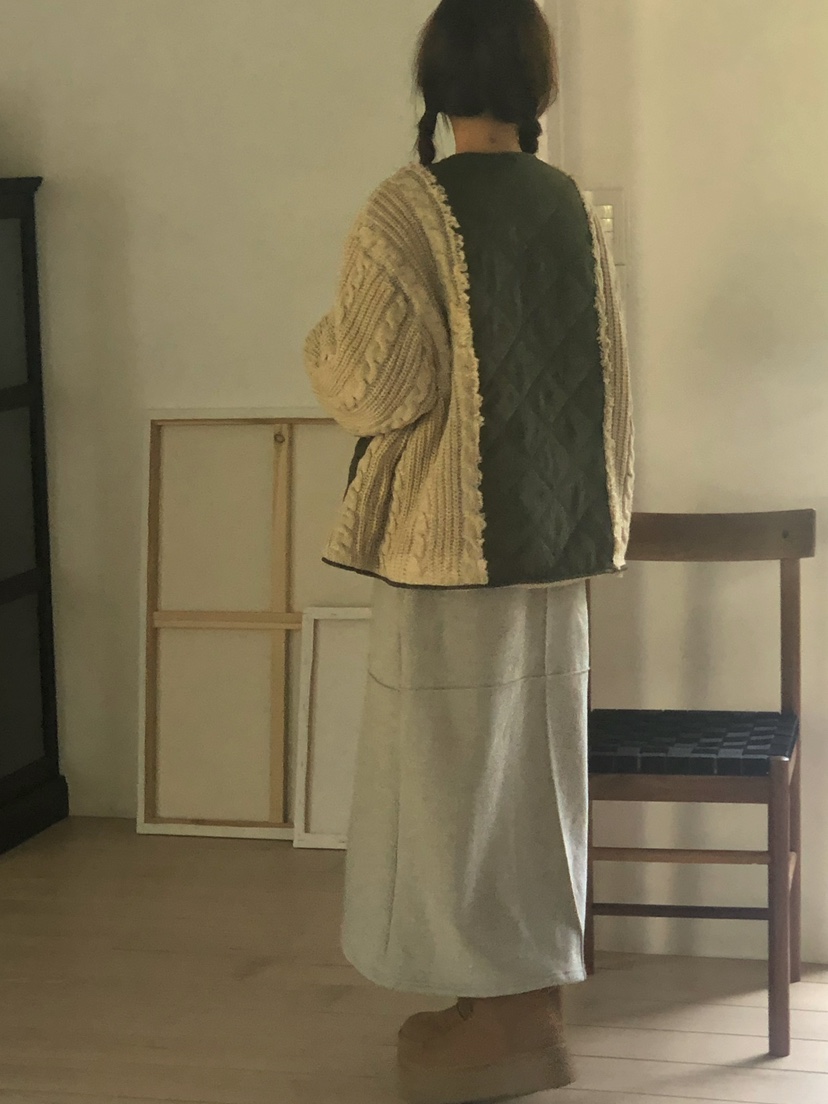 ONDO-P韓國直郵東大門實拍女裝新品24秋冬真品職業推薦長裙ONDO-P長裙