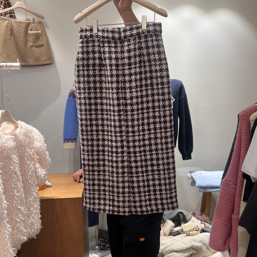 ASSEMBLY韓國直郵東大門代購女裝新品時尚24秋冬半身裙中短裙ASSEMBLY半身裙/中短裙