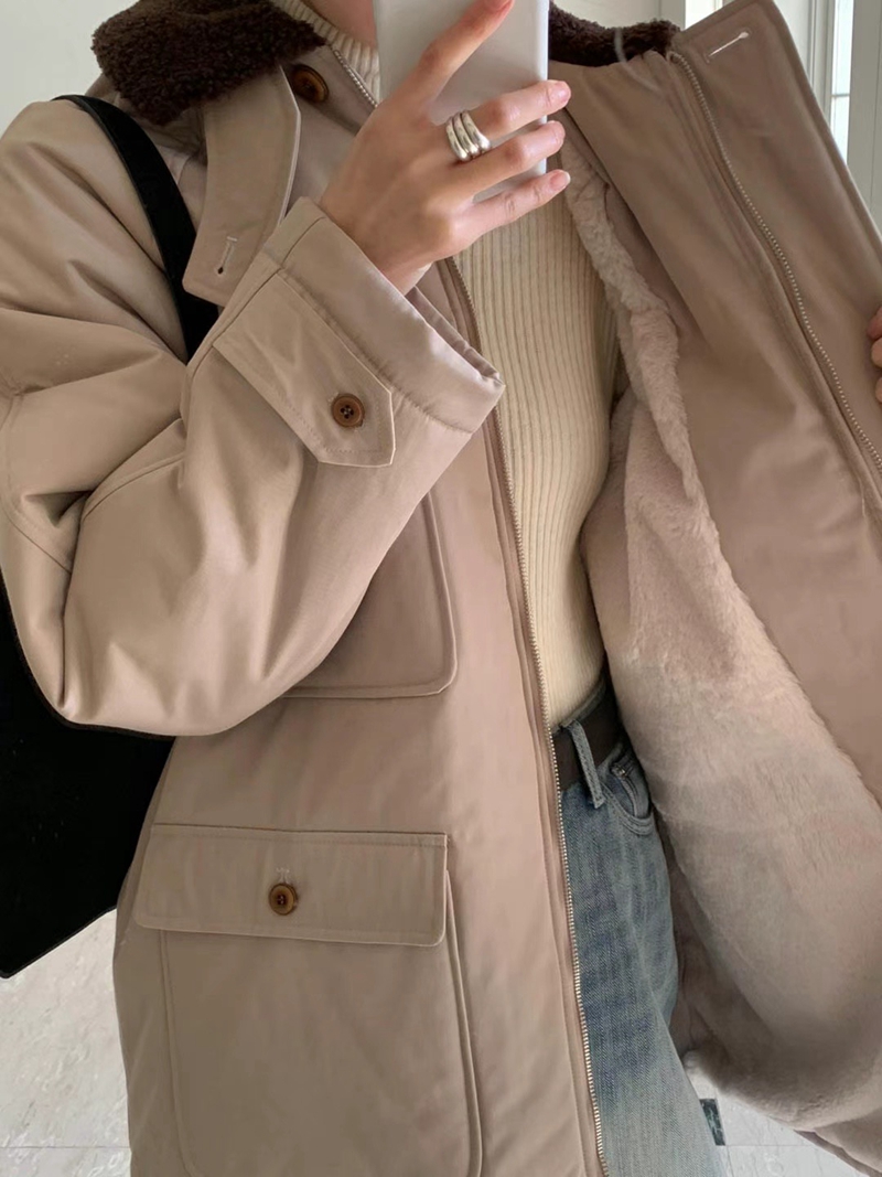 SIGNATURE韓國直郵東大門代購女裝新品熱賣時尚24秋冬休閑夾克SIGNATURE夾克