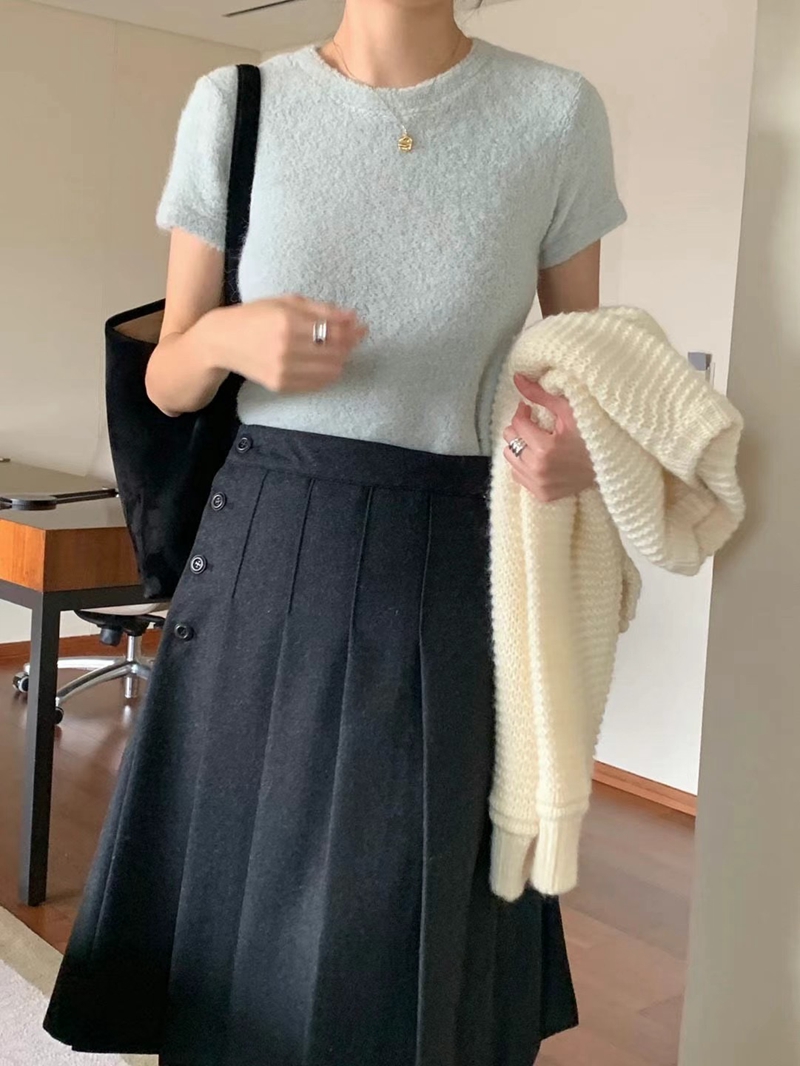 SIGNATURE韓國直郵東大門代購女裝新款24秋冬真品熱賣針織衫SIGNATURE針織衫