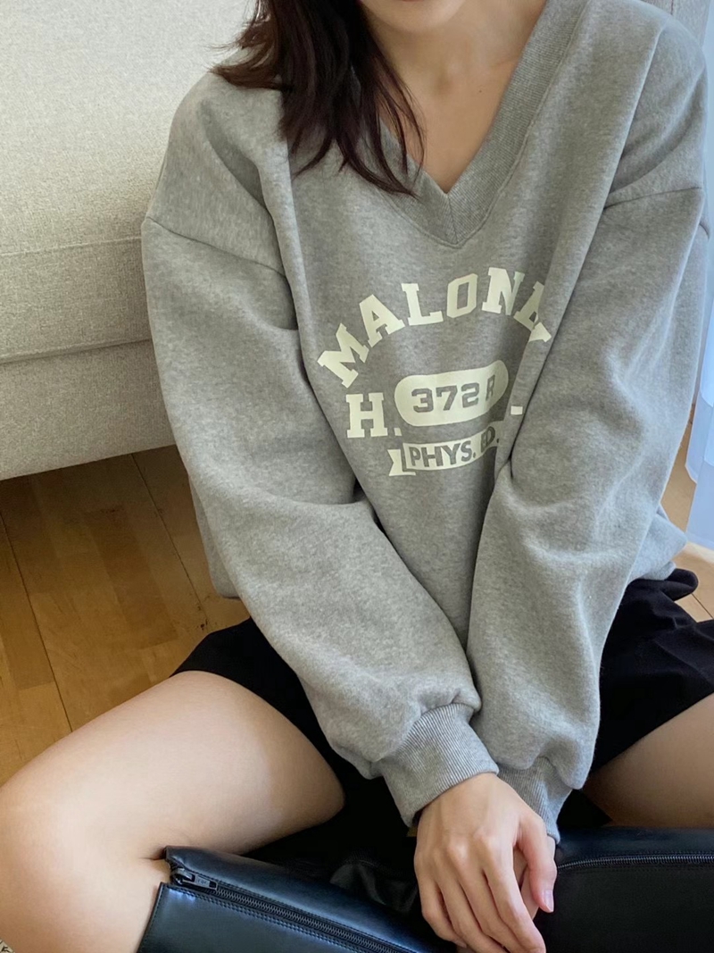 A.ME東大門代購女裝新品人氣真品24秋夏推薦時尚職業熱賣衛衣A.ME衛衣