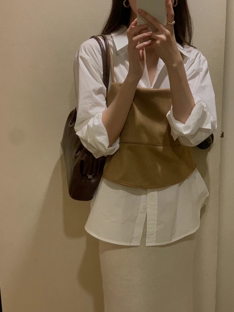 A.ME東大門直郵女士新品推薦熱賣真品24秋夏人氣職業吊帶背心A.ME吊帶/背心