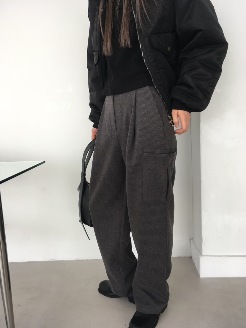 CEDARWOOD東大門直郵女士新款人氣真品職業休閑褲人字紋拉絨CEDARWOOD休閑褲