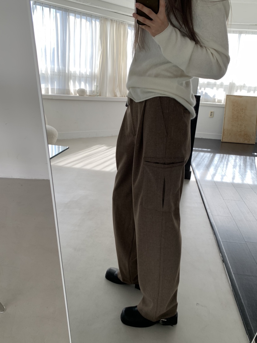 CEDARWOOD東大門直郵女士新款人氣真品職業休閑褲人字紋拉絨CEDARWOOD休閑褲