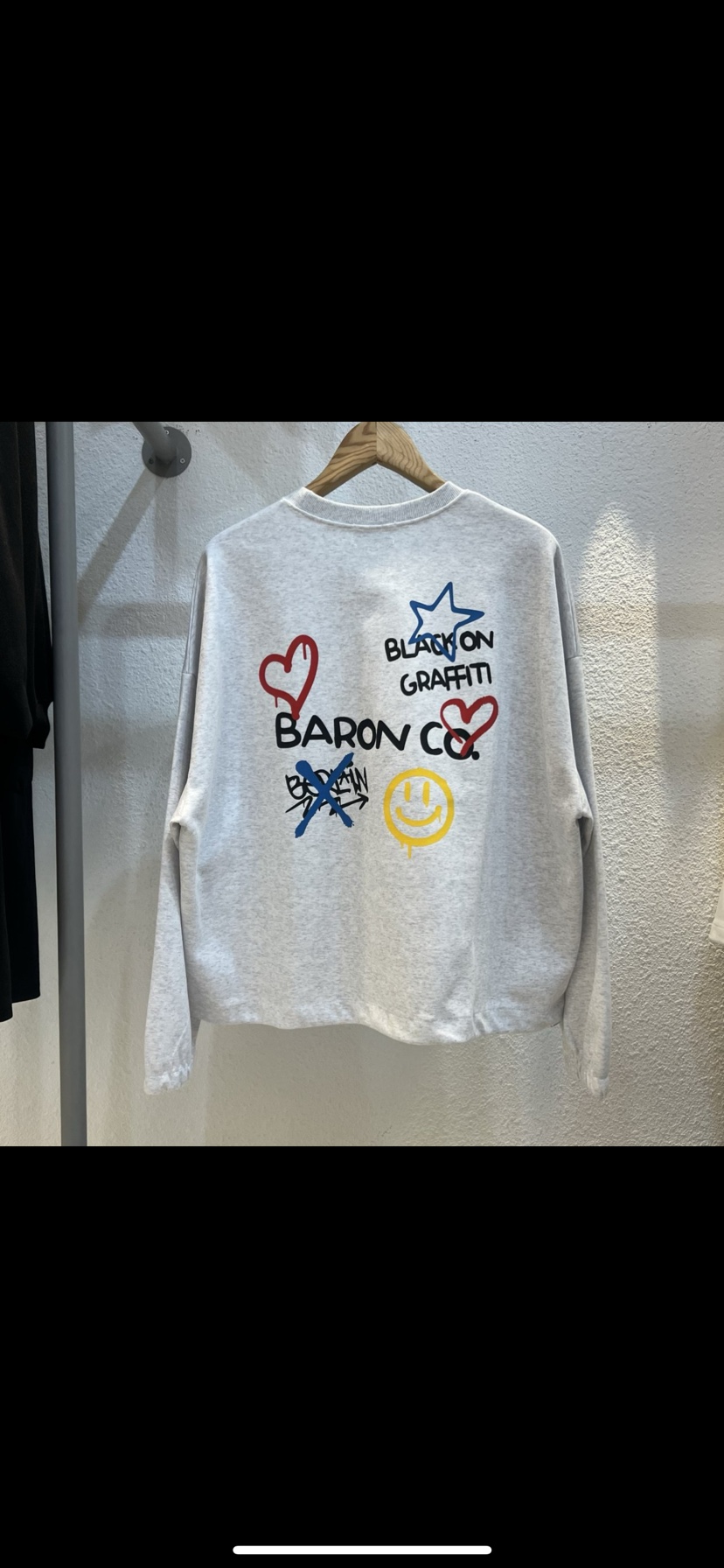 BARON-A韓國代購女士新品熱賣24秋夏職業休閑推薦人氣衛衣BARON-A衛衣