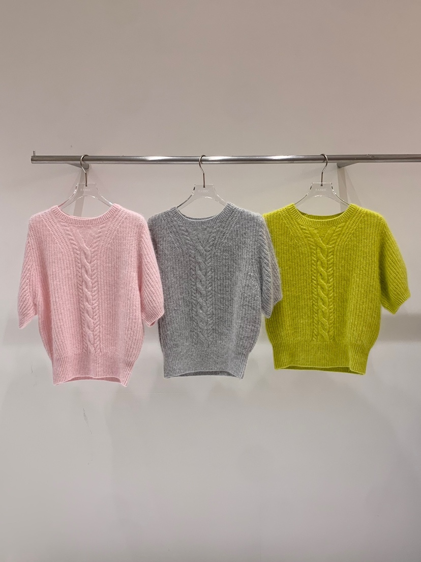 FABRIC韓國直郵東大門代購女裝新品休閑真品人氣針織衫安哥拉FABRIC針織衫