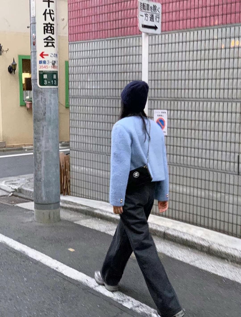 MY YOUNG韓國直郵東大門代購女裝新款24秋冬休閑熱賣夾克羊毛RIPPLE夾克