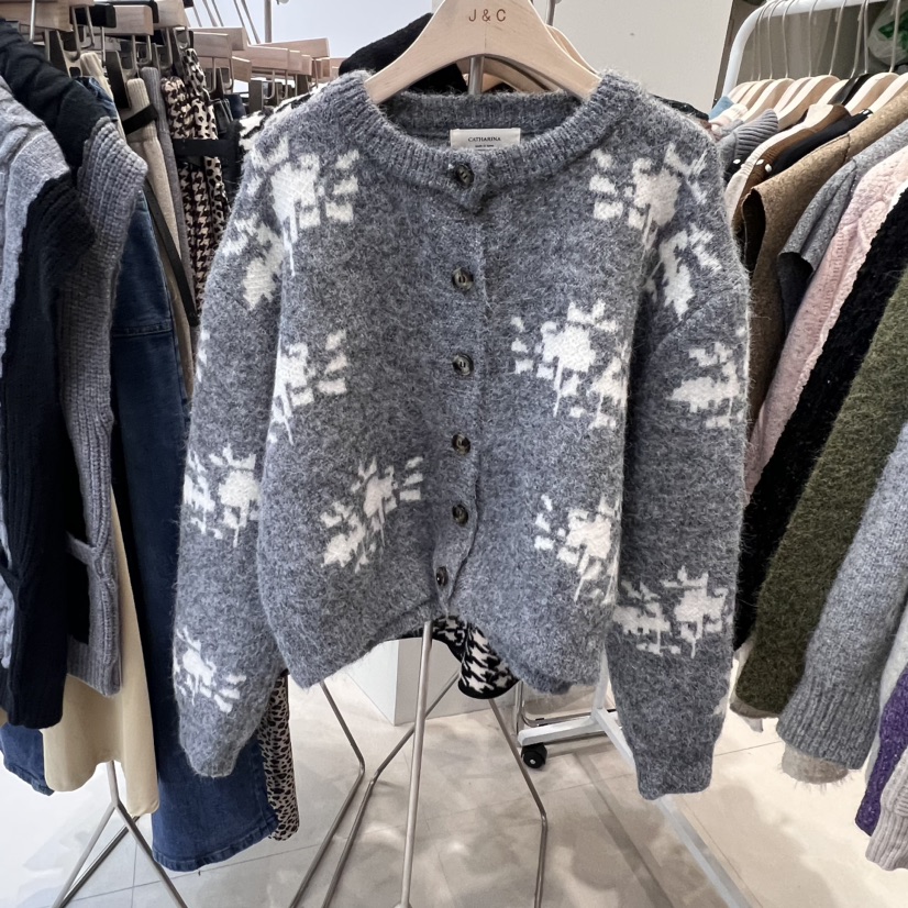 UTH___東大門代購女裝新品時尚熱賣職業休閑24秋夏推薦針織衫J&C/J.BLANC針織衫圖色2
