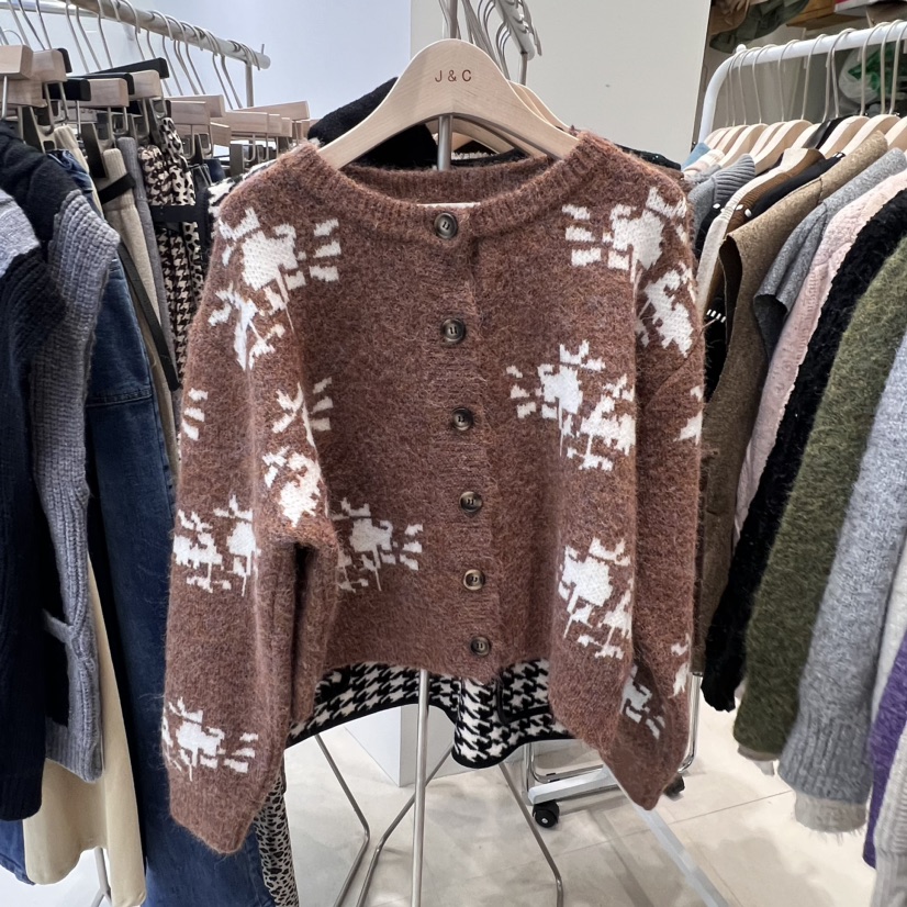 UTH___東大門代購女裝新品時尚熱賣職業休閑24秋夏推薦針織衫J&C/J.BLANC針織衫圖色3